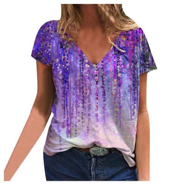 women's t-shirt 62# summer women short sleeve t shirt plus size v-neck casual floral print tshirts ladies street slim pullovers tee, White
women's t-shirt 62# summer women short sleeve t shirt plus size v-neck casual floral print tshirts ladies street slim pullovers tee, White
