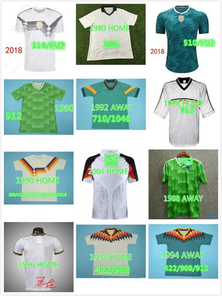 2004 2006 1990 1992 1994 germany retro soccer jersey home away klinsmann matthias football shirts 1996 1998 1988 1980 2014 kalkbrenner littb, Black;yellow
2004 2006 1990 1992 1994 germany retro soccer jersey home away klinsmann matthias football shirts 1996 1998 1988 1980 2014 kalkbrenner littb, Black;yellow