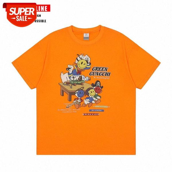 streetwear men american street spoof cartoon print short-sleeved and women loose casual couple round neck t-shirt bf half sleeve tee #ru1r, White;black
streetwear men american street spoof cartoon print short-sleeved and women loose casual couple round neck t-shirt bf half sleeve tee #ru1r, White;black