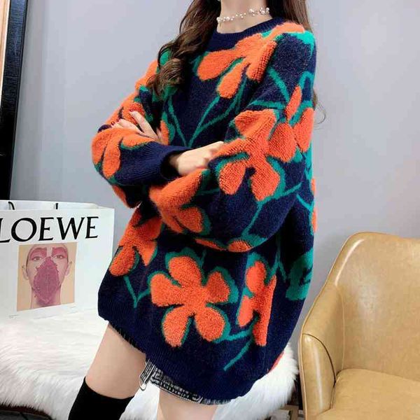 women's sweaters pullover autumn winter korean slim flower knitted sweater jumper soft warm pull femme pwnx, White;black
women's sweaters pullover autumn winter korean slim flower knitted sweater jumper soft warm pull femme pwnx, White;black