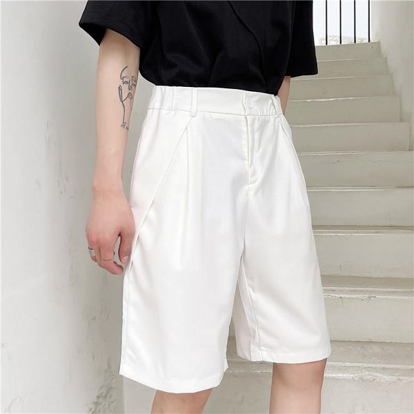 men's suits & blazers 2021 fashion streetwear summer solid color suit shorts male korean five-point pants casual straight-leg wide-leg, White;black
men's suits & blazers 2021 fashion streetwear summer solid color suit shorts male korean five-point pants casual straight-leg wide-leg, White;black