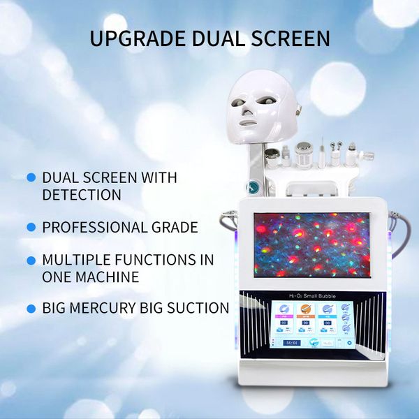 8 in 1 hydrogen oxygen small bubble instrument facial clean oxygen injection wrinkle removal beauty machine with skin testing
8 in 1 hydrogen oxygen small bubble instrument facial clean oxygen injection wrinkle removal beauty machine with skin testing