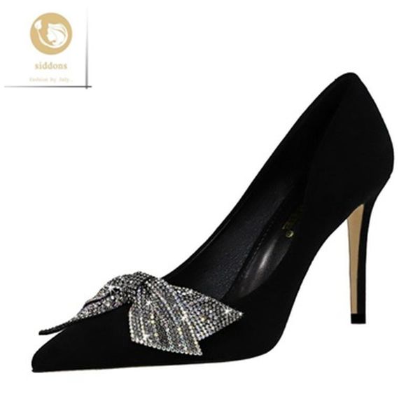 dress shoes european and american fashion nightclub slim stiletto high-heeled suede shallow pointy rhinestone bow, Black
dress shoes european and american fashion nightclub slim stiletto high-heeled suede shallow pointy rhinestone bow, Black
