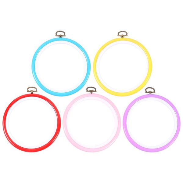 5pcs diy craft hoop sewing manual embroidery circles cross stitch hoops notions & tools, Black
5pcs diy craft hoop sewing manual embroidery circles cross stitch hoops notions & tools, Black