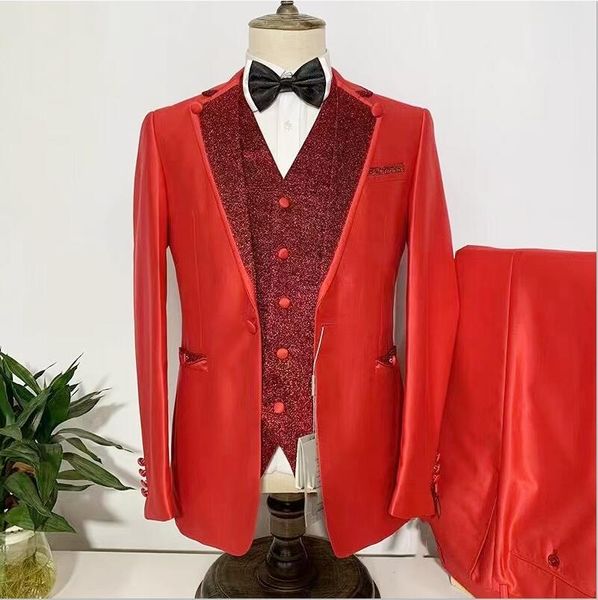 men's suits & blazers 2021 formal men red satin terno slim fit groom suit tuxedo tailored made wedding/prom 3 pcs blazer+vest+pants, White;black
men's suits & blazers 2021 formal men red satin terno slim fit groom suit tuxedo tailored made wedding/prom 3 pcs blazer+vest+pants, White;black