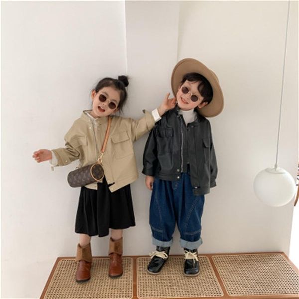 jackets children's clothing kids clothes 2021 autumn products leather boys and girls fashion, Blue;gray
jackets children's clothing kids clothes 2021 autumn products leather boys and girls fashion, Blue;gray