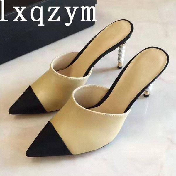 slippers women pointy toe ladies high heels gladiator black white patchwork fashion shoes zapatos de mujer
slippers women pointy toe ladies high heels gladiator black white patchwork fashion shoes zapatos de mujer
