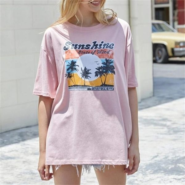 sunshine state of mind tshirt women summer palm tree graphic tees short sleeve camisas mujer womens clothing 210512, White
sunshine state of mind tshirt women summer palm tree graphic tees short sleeve camisas mujer womens clothing 210512, White