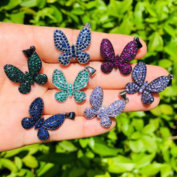 charms 10pcs butterfly charm for women jewelry bracelet making multicolor cubic zirconia pave pendant necklace diy accessory supply, Bronze;silver
charms 10pcs butterfly charm for women jewelry bracelet making multicolor cubic zirconia pave pendant necklace diy accessory supply, Bronze;silver