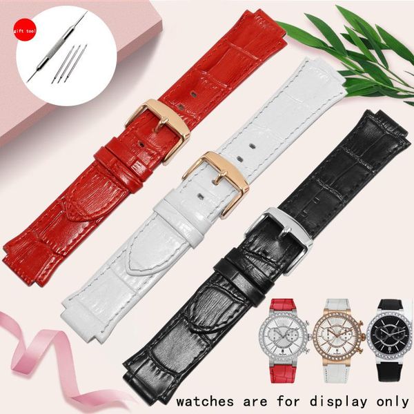 watch bands cicidd genuine leather strap replacement 5027127 5027131 series black red convex interface lady's chain, Black;brown
watch bands cicidd genuine leather strap replacement 5027127 5027131 series black red convex interface lady's chain, Black;brown