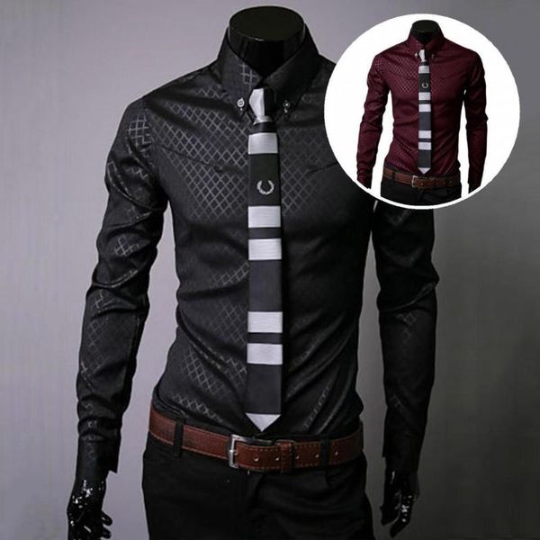 men's casual shirts gentle stylish luxury autumn shirt wear resistant all match for business situation, White;black
men's casual shirts gentle stylish luxury autumn shirt wear resistant all match for business situation, White;black