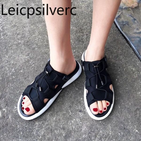 women's sandals summer the fashion narrow band hook & loop open toe flat shoes plus size 29-45, Black
women's sandals summer the fashion narrow band hook & loop open toe flat shoes plus size 29-45, Black