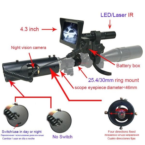 hunting cameras 2021 selling tactical digital accessories outdoor camera night vision for riflescope with lcd and ir
hunting cameras 2021 selling tactical digital accessories outdoor camera night vision for riflescope with lcd and ir