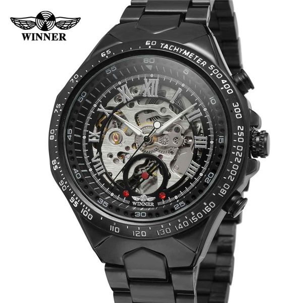winnaar men watches automatic mechanical skeleton brand luxury rome steel strap sport military 's clock 0014, Slivery;brown
winnaar men watches automatic mechanical skeleton brand luxury rome steel strap sport military 's clock 0014, Slivery;brown