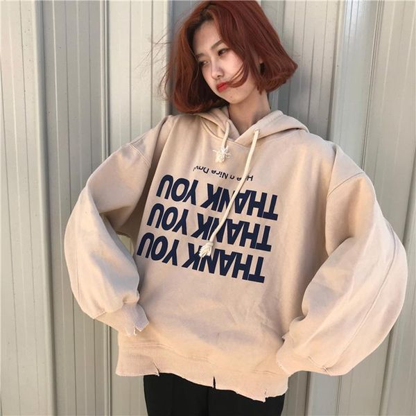 women's hoodies & sweatshirts college style loose all-match letter print hooded pullover sweatshirt women 2021 autumn fashion, Black
women's hoodies & sweatshirts college style loose all-match letter print hooded pullover sweatshirt women 2021 autumn fashion, Black
