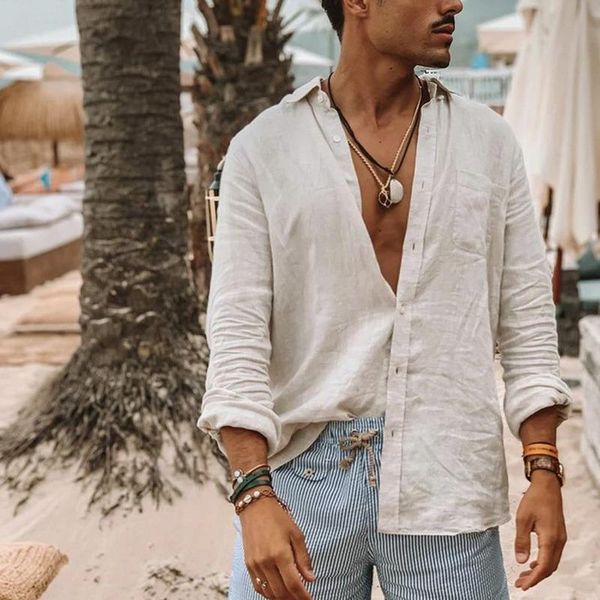men's dress shirts vintage solid color for men casual long sleeve stand collar blouse shirt male streetwear 2021 plus size, White;black
men's dress shirts vintage solid color for men casual long sleeve stand collar blouse shirt male streetwear 2021 plus size, White;black