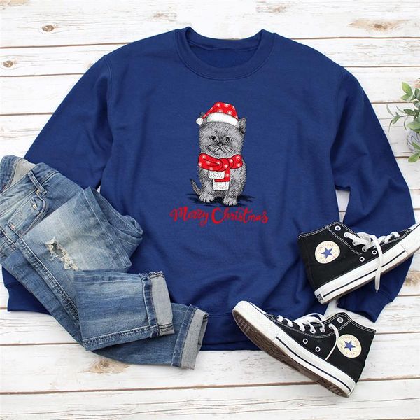 women's hoodies & sweatshirts merry christmas cat print women hoodie long sleeve pink sweatshirt o-neck clothes pullover rave festival, Black
women's hoodies & sweatshirts merry christmas cat print women hoodie long sleeve pink sweatshirt o-neck clothes pullover rave festival, Black