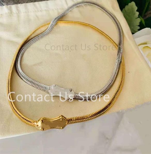 chains 2021 luxury snake chain necklace high-end brand charm bag accessories car pendant ladies birthday gift choker, Silver
chains 2021 luxury snake chain necklace high-end brand charm bag accessories car pendant ladies birthday gift choker, Silver