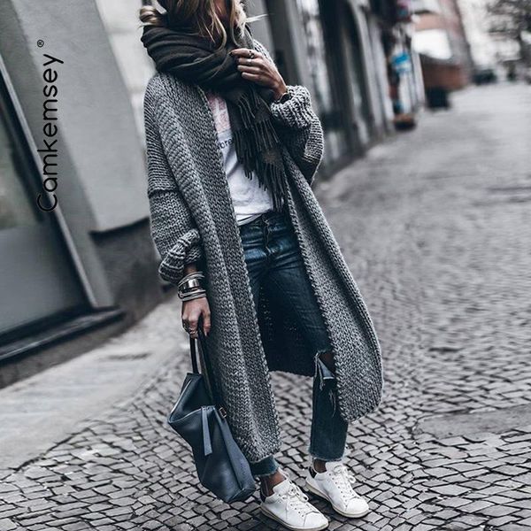 women's sweaters camkemsey winter thick warm long cardigan sweater women streetwear autumn sleeve knitted coats female loose jumper, White;black
women's sweaters camkemsey winter thick warm long cardigan sweater women streetwear autumn sleeve knitted coats female loose jumper, White;black