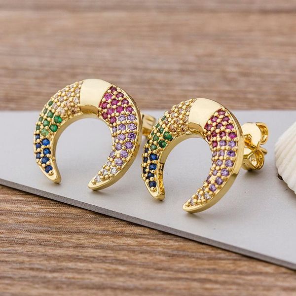 stud 16 styles choice colorful micro pave cz luxury gold color rainbow earrings for women girls fashion party jewelry gift, Golden;silver
stud 16 styles choice colorful micro pave cz luxury gold color rainbow earrings for women girls fashion party jewelry gift, Golden;silver