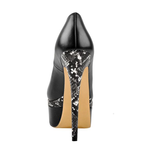 sandals women's round toe 16cm thin high heel platform matte patent leather stiletto slip on pumps for party shoes plus size, Black
sandals women's round toe 16cm thin high heel platform matte patent leather stiletto slip on pumps for party shoes plus size, Black