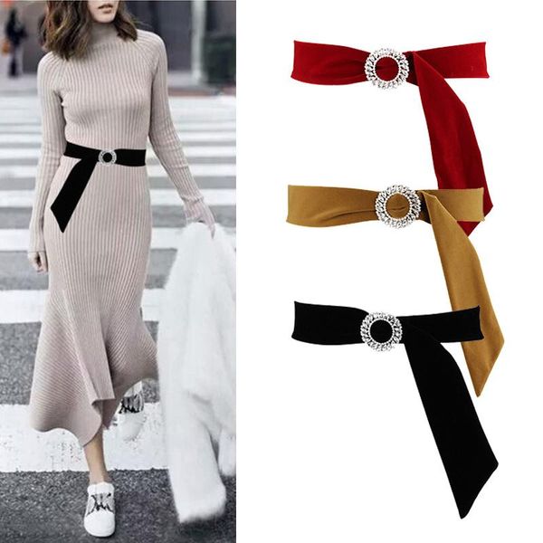belts soft velvet rhinestone ring round buckle belt for women ladies dress waist, Black;brown
belts soft velvet rhinestone ring round buckle belt for women ladies dress waist, Black;brown