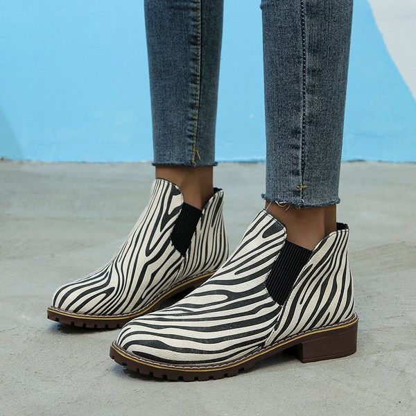 dress shoes women boots winter warm zebra pattern round toe 3.5cm heel slip on ankle for woman fashion 35-42 p52h, Black
dress shoes women boots winter warm zebra pattern round toe 3.5cm heel slip on ankle for woman fashion 35-42 p52h, Black