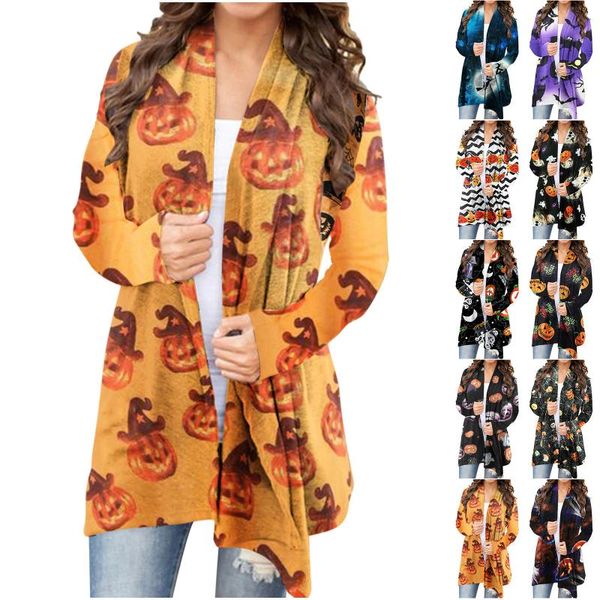 women's trench coats halloween long sleeve sweater cardigan top, Tan;black 
women's trench coats halloween long sleeve sweater cardigan top, Tan;black