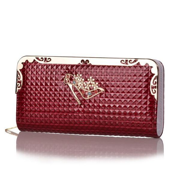 brand diamond pu leather wallet women evening banquet party long clutch money bag zipper coin purse lady portfel wallets, Red;black
brand diamond pu leather wallet women evening banquet party long clutch money bag zipper coin purse lady portfel wallets, Red;black