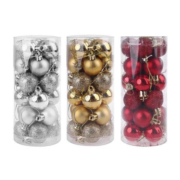 24pcs 3cm christmas tree decor ball baubles hanging ornaments decorations for home year wedding party decoration
24pcs 3cm christmas tree decor ball baubles hanging ornaments decorations for home year wedding party decoration
