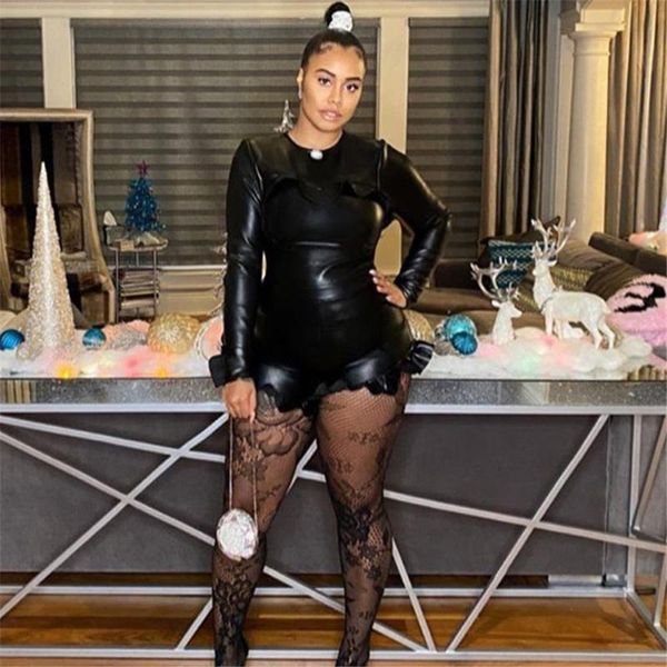 women's tracksuits tmustobe leather 2 piece sets womens outfits summer slim long sleeves crop high waist ruffle shorts club party cloth, Gray
women's tracksuits tmustobe leather 2 piece sets womens outfits summer slim long sleeves crop high waist ruffle shorts club party cloth, Gray