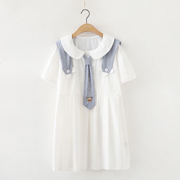 peter pan kawaii white teens soft girl clothes summer lolita cute casual doll collar bear tie short sleeve shirt es, Black;gray
peter pan kawaii white teens soft girl clothes summer lolita cute casual doll collar bear tie short sleeve shirt es, Black;gray