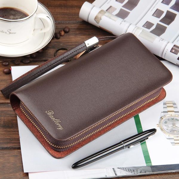 wallets business double zipper long clutch wallet men black coffee solid casual organizer big capacity purse bag, Red;black
wallets business double zipper long clutch wallet men black coffee solid casual organizer big capacity purse bag, Red;black