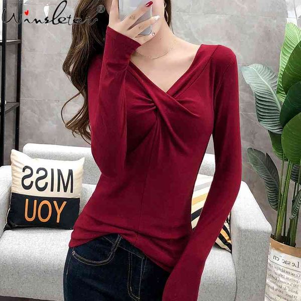 women's t-shirt fall winter european clothes t-shirt fashion v-neck elegant women ropa mujer bottoming shirt all match cotton, White
women's t-shirt fall winter european clothes t-shirt fashion v-neck elegant women ropa mujer bottoming shirt all match cotton, White