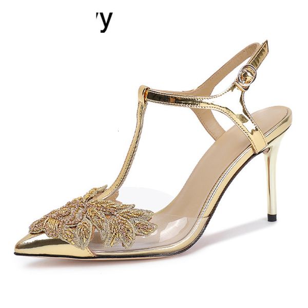 sandals women high heels runway design embroidery leaf pointed toe slingback pumps stilettos clear pvc bridal wedding shoes mzua, Black
sandals women high heels runway design embroidery leaf pointed toe slingback pumps stilettos clear pvc bridal wedding shoes mzua, Black