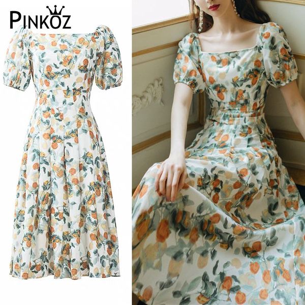 vintage aethistic dress elegant summer short puff sleeve dresses women robe boho print floral square collar 210421, White
vintage aethistic dress elegant summer short puff sleeve dresses women robe boho print floral square collar 210421, White