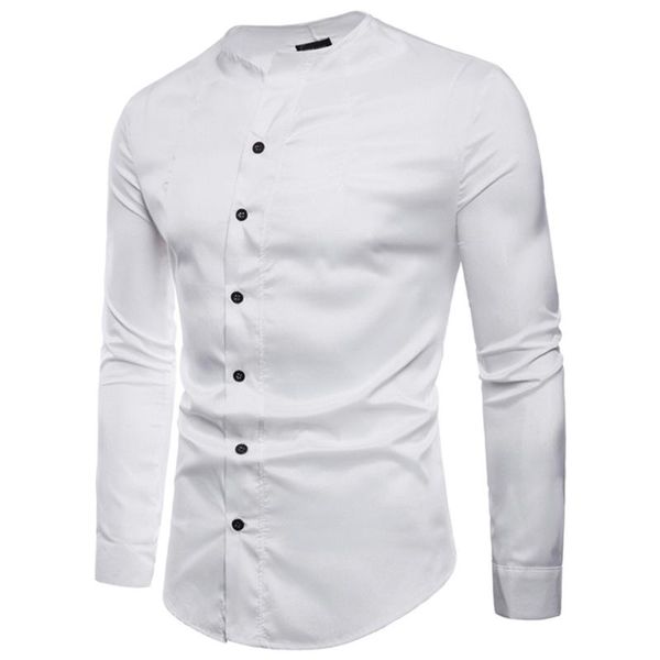 men's casual shirts lncdis autumn winter mens long sleeve cotton solid slim dress shirt male clothing masculinas camisa social 10, White;black
men's casual shirts lncdis autumn winter mens long sleeve cotton solid slim dress shirt male clothing masculinas camisa social 10, White;black
