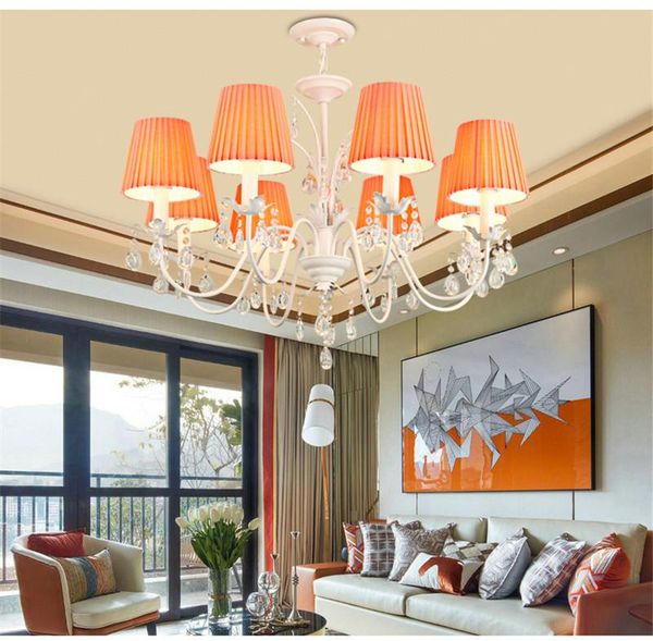 pendant lamps nordic orange metal cloth crystal lamp chandelier lovely princess room decor lighting fixture led suspension pa0450
pendant lamps nordic orange metal cloth crystal lamp chandelier lovely princess room decor lighting fixture led suspension pa0450