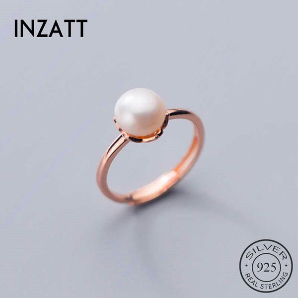cluster rings inzareal 925 sterling silver pearl round adjustable ring for fashion woman party minimalist fine jewelry cute accessories, Golden;silver
cluster rings inzareal 925 sterling silver pearl round adjustable ring for fashion woman party minimalist fine jewelry cute accessories, Golden;silver