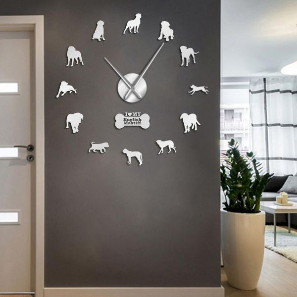 large dog breed english mastiff frameless hanging timepieces diy giant wall clock old pet art stickers clocks
large dog breed english mastiff frameless hanging timepieces diy giant wall clock old pet art stickers clocks
