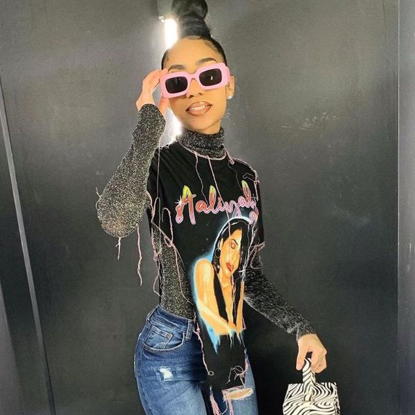 women's t-shirt retro black/white letter printing oversized 2021 summer casual wear short-sleeved classic
women's t-shirt retro black/white letter printing oversized 2021 summer casual wear short-sleeved classic