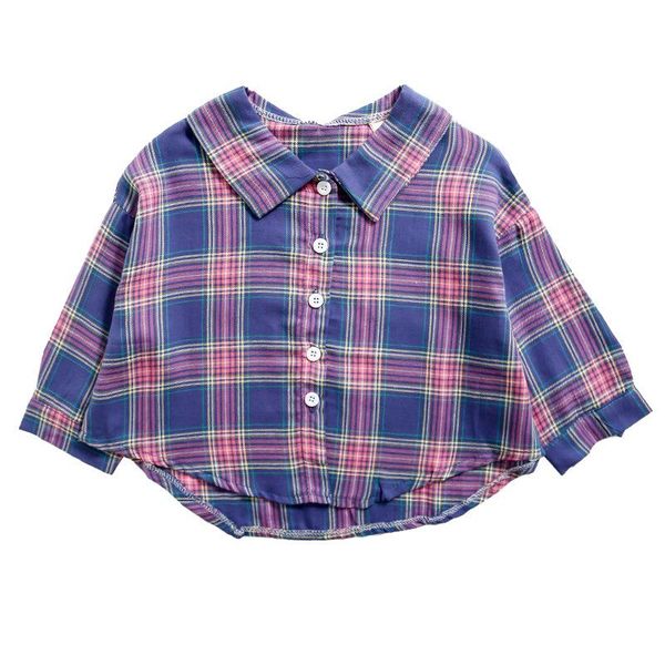 shirts wlg girls casual kids spring autumn yellow purple plaid shirt baby girl all match for 2-6 years, White;black
shirts wlg girls casual kids spring autumn yellow purple plaid shirt baby girl all match for 2-6 years, White;black