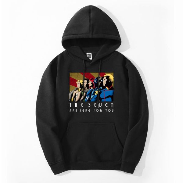 men's hoodies & sweatshirts the boys tv show print spring men oversized hooded sweatshirt hoodie hip hop thick hoody fashion clothes, Black
men's hoodies & sweatshirts the boys tv show print spring men oversized hooded sweatshirt hoodie hip hop thick hoody fashion clothes, Black