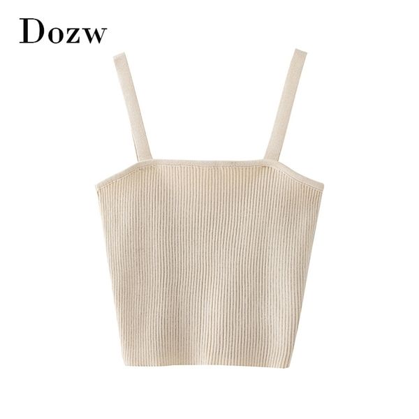 solid knitted tank women backless sleeveless camisoles beige color basic slim ladies camis ropa de mujer 210515, White
solid knitted tank women backless sleeveless camisoles beige color basic slim ladies camis ropa de mujer 210515, White