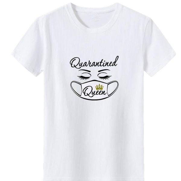 women's t-shirt quarantined print women queen mask personality letter pattern tshirt for casual short-sleeve t shirt top, White
women's t-shirt quarantined print women queen mask personality letter pattern tshirt for casual short-sleeve t shirt top, White