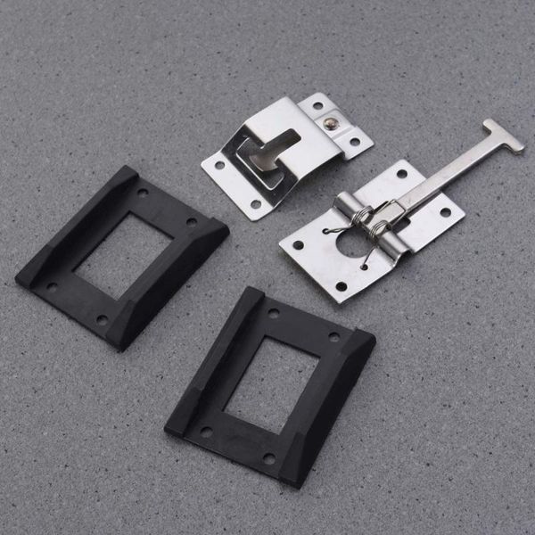pair metal t-style entry door catch stainless steel holder for rv camper trailer atv parts
pair metal t-style entry door catch stainless steel holder for rv camper trailer atv parts
