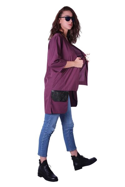 women's blouses & shirts women&women design season slim sport jacket with leather pockets claret red, White
women's blouses & shirts women&women design season slim sport jacket with leather pockets claret red, White