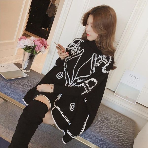 women's sweaters 2021 spring and autumn korean version of the long medium high turtleneck sweater women red1, White;black
women's sweaters 2021 spring and autumn korean version of the long medium high turtleneck sweater women red1, White;black
