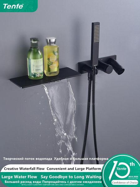 simple nordic style black hand held shower multi-function brass waterfall concealed faucet bathroom system set sets
simple nordic style black hand held shower multi-function brass waterfall concealed faucet bathroom system set sets