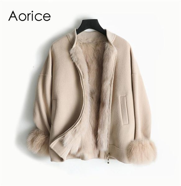 women's fur & faux zy383 women real wool jacket lady lining cuff coat outwear double face parka, Black
women's fur & faux zy383 women real wool jacket lady lining cuff coat outwear double face parka, Black